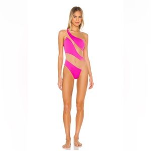 Norma Kamali Snake Mesh Mio Swimsuit